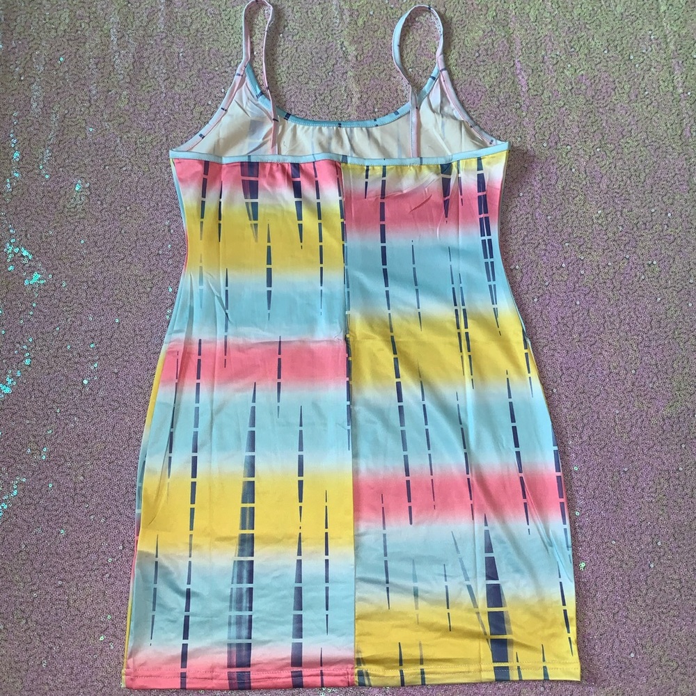 Multicolor Mini Dress - Picture 3 of 3